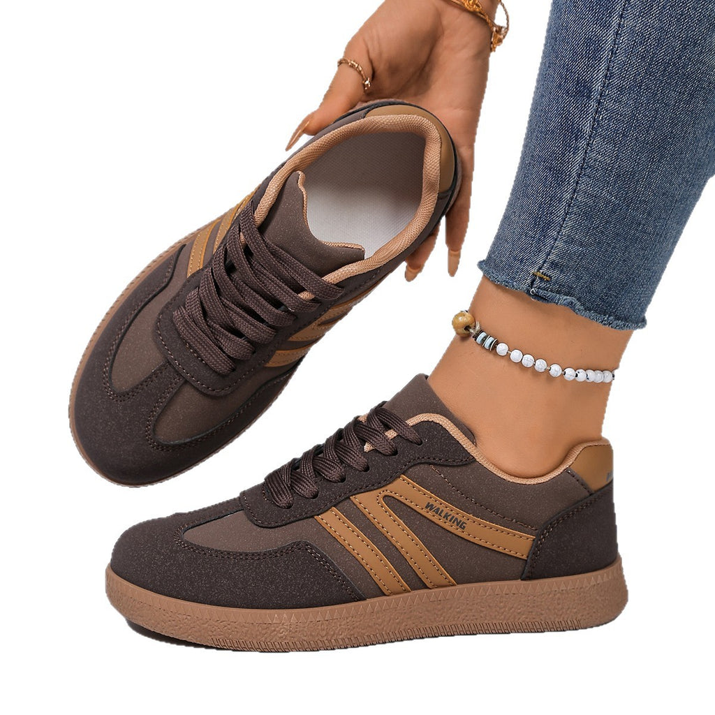 Peggy | Retro Striped Trainer