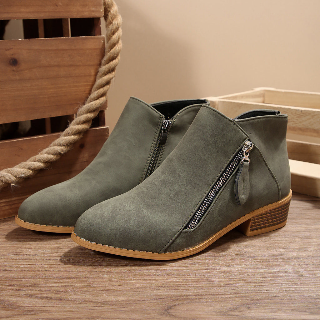 Fern | Side-Zip Ankle Boot