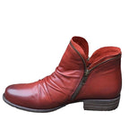 Daphne | Ruched Side-Zip Ankle Boot