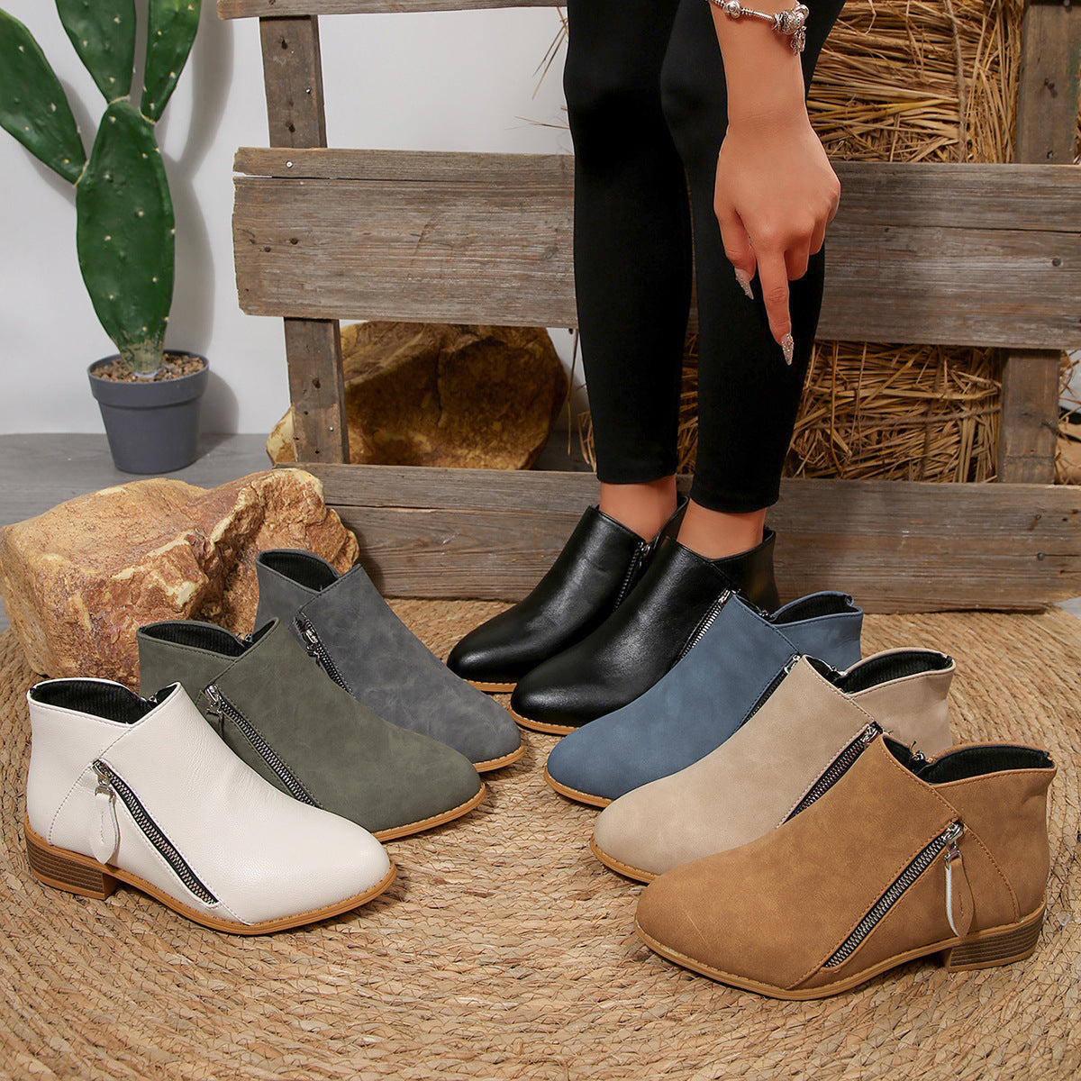 Fern | Side-Zip Ankle Boot