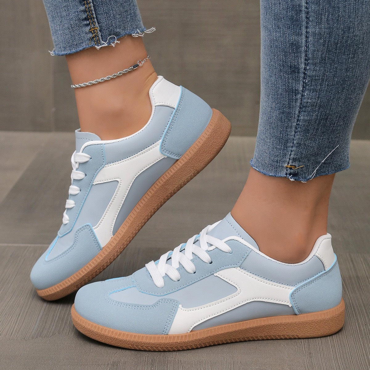 Mae | Colour-Block Retro Trainer