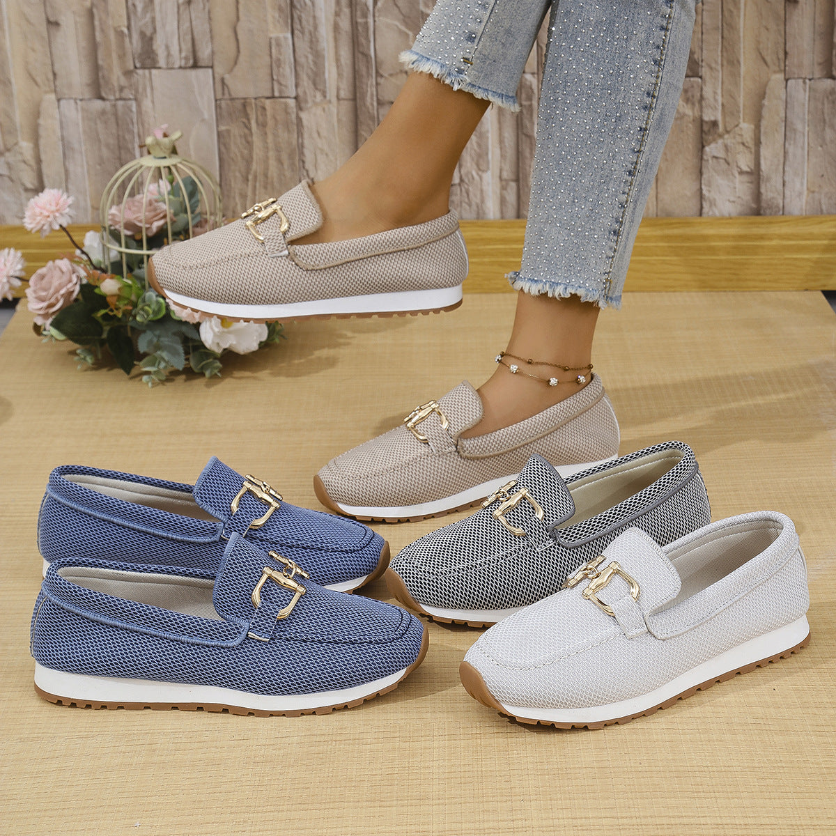 Vivian | Buckle Loafer Trainer