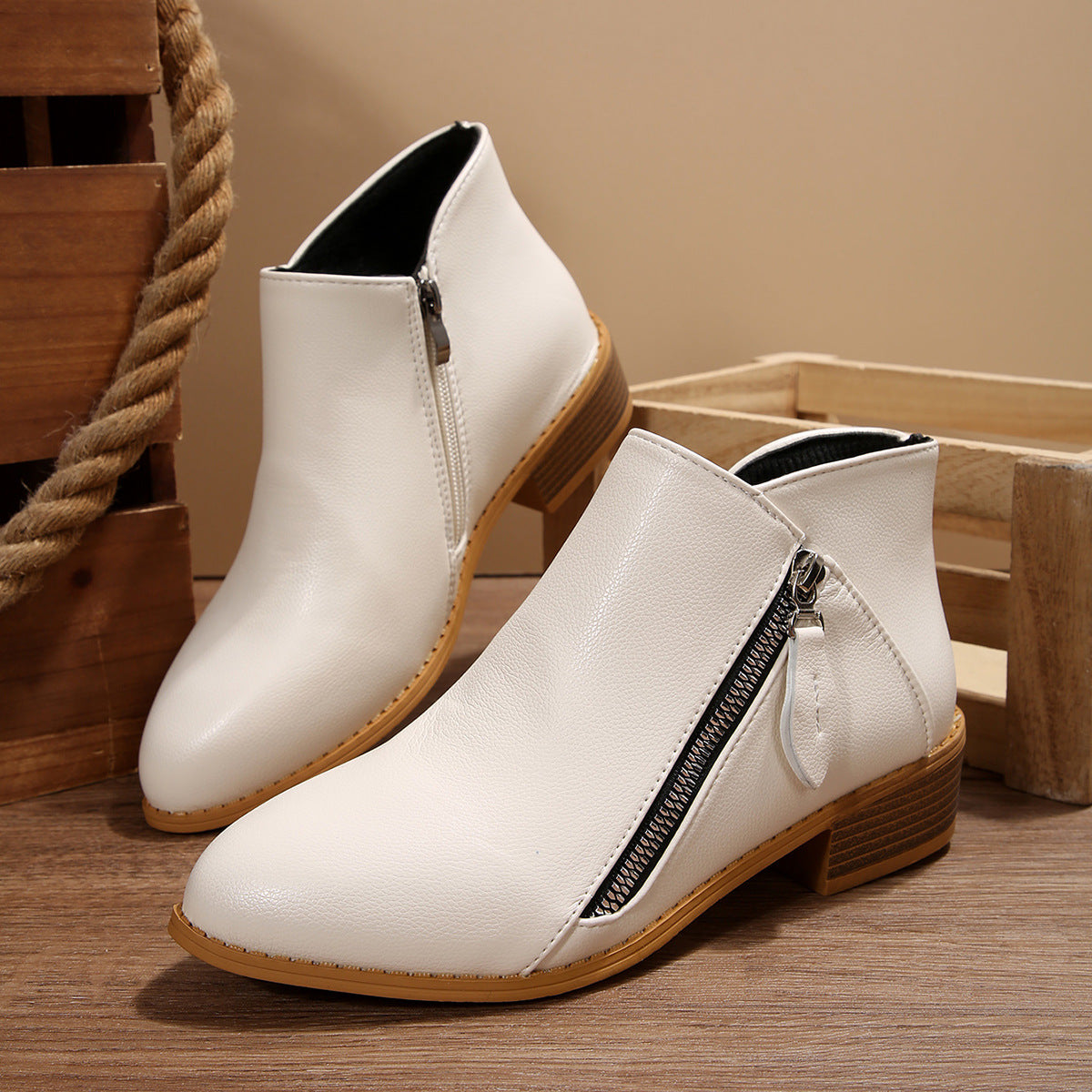 Fern | Side-Zip Ankle Boot