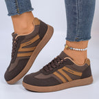 Peggy | Retro Striped Trainer