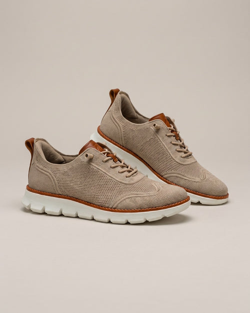 Hands-Free Slip-On Knit Shoe in Brown, product photo