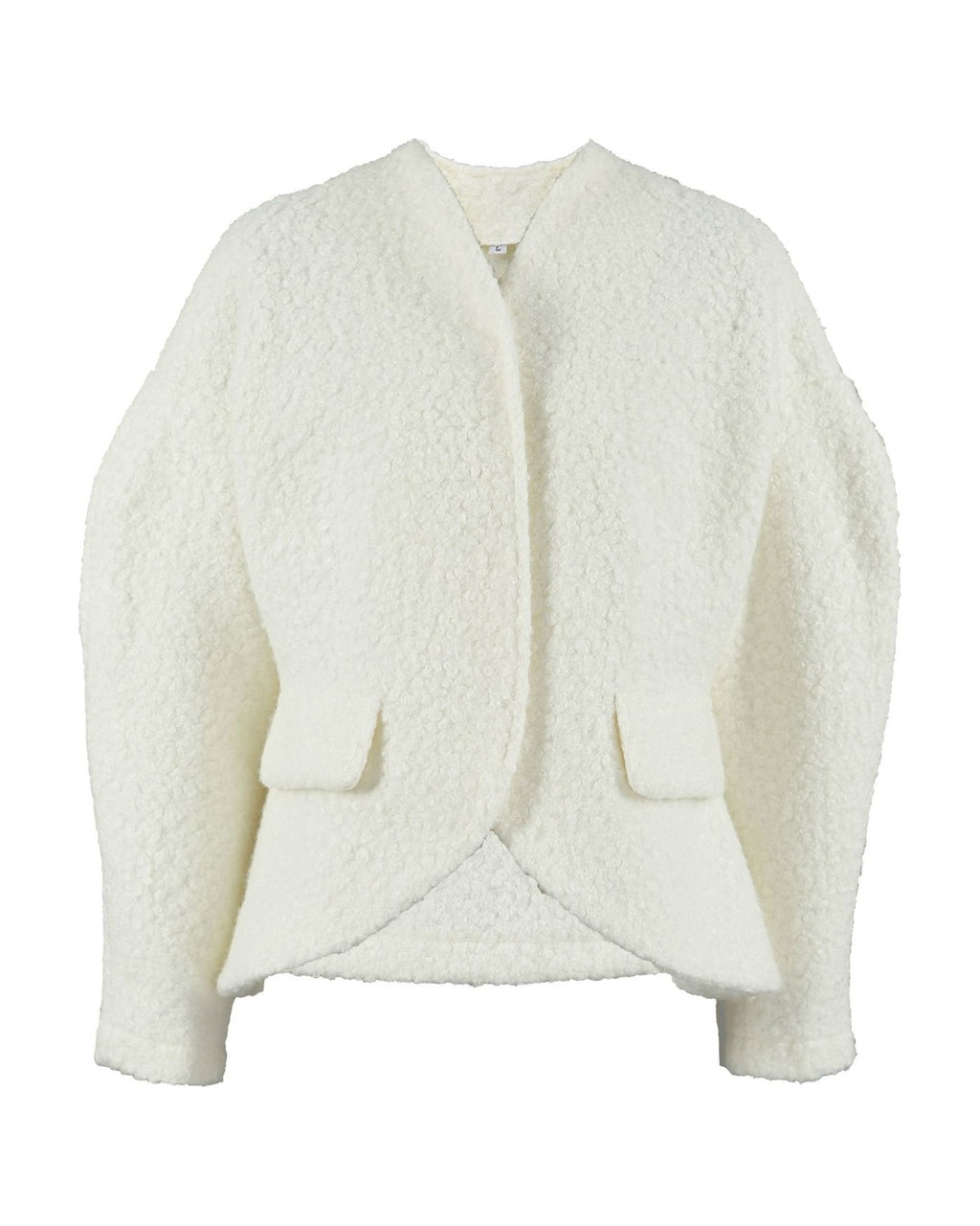 Bouclé-Effect Cocoon Jacket product photo