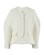 Bouclé-Effect Cocoon Jacket product photo