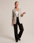 Single-Button Blazer worn by a model