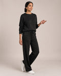 Sparkle Sweatshirt & Trouser Set worn by a model