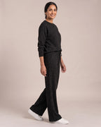 Sparkle Sweatshirt & Trouser Set worn by a model, side view