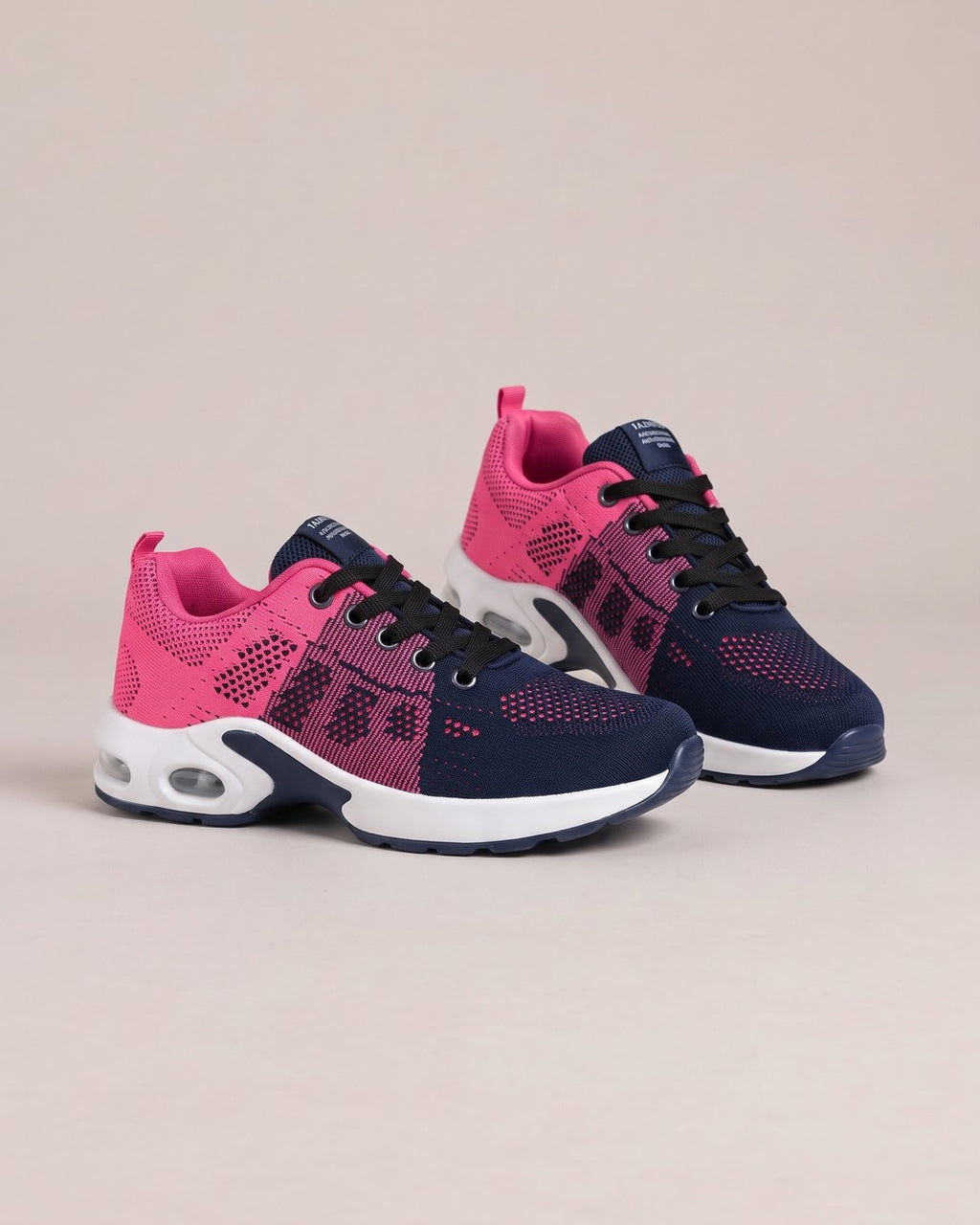 Breathable Mesh Comfort Trainer in Blue Pink, product photo