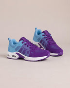 Breathable Mesh Comfort Trainer in Purple/Blue, product photo