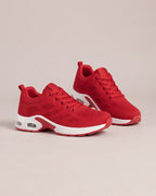 Breathable Mesh Comfort Trainer in Red, product photo