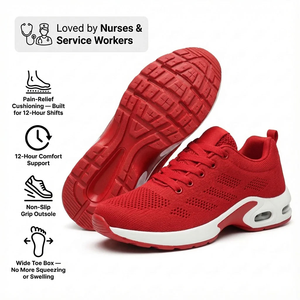 Purple Orthoshift orthopaedic shoes for foot pain – women's pain relief shoes with arch support, all-day comfort shoes for work