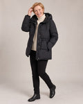 Quilted Puffer Jacket worn by a model