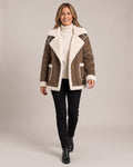 Aviator Jacket worn by a model