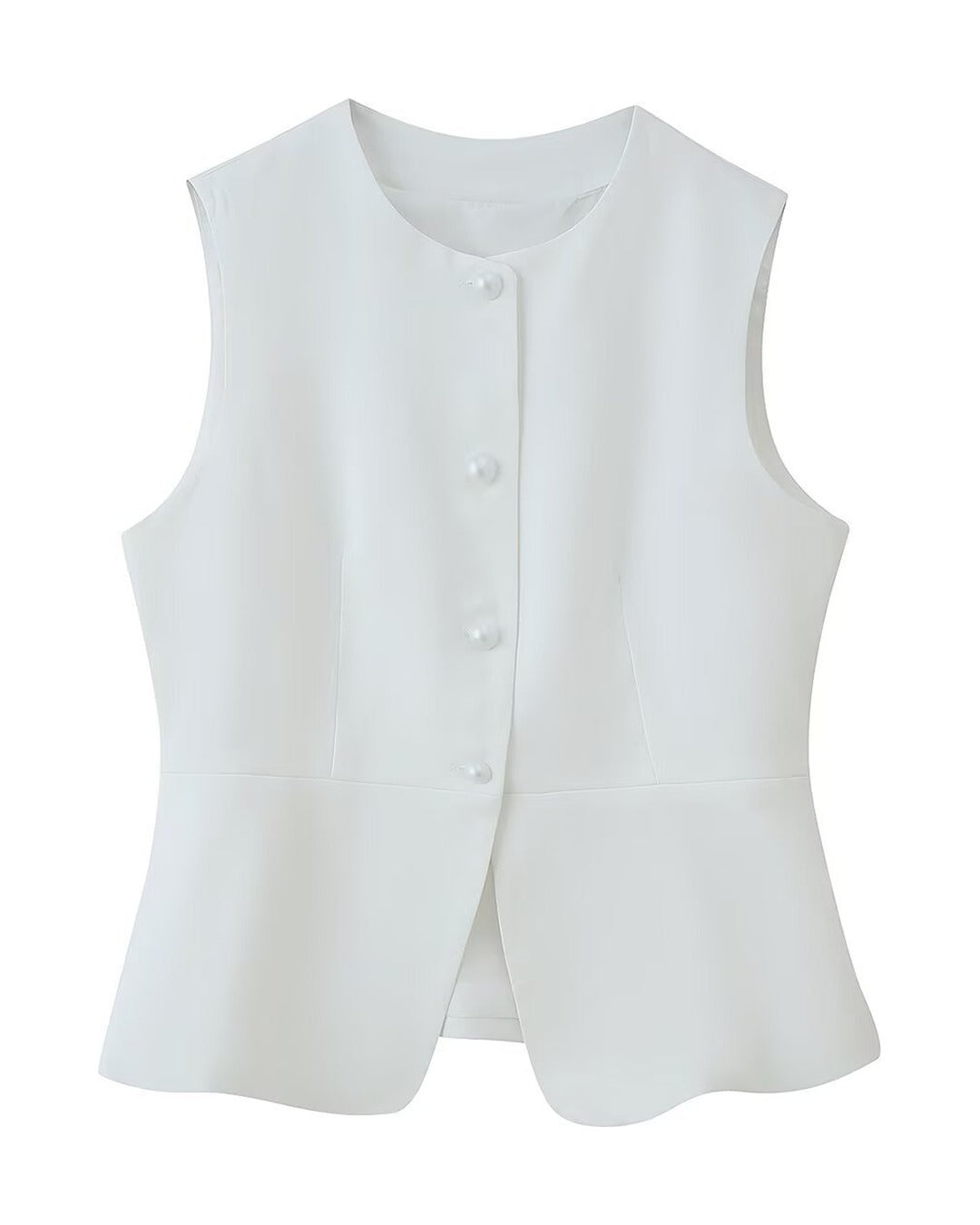 Peplum Button Waistcoat product photo