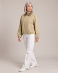 Zip-Front Barn Jacket worn by a model