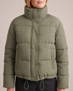 Cropped Puffer Jacket close-up detail