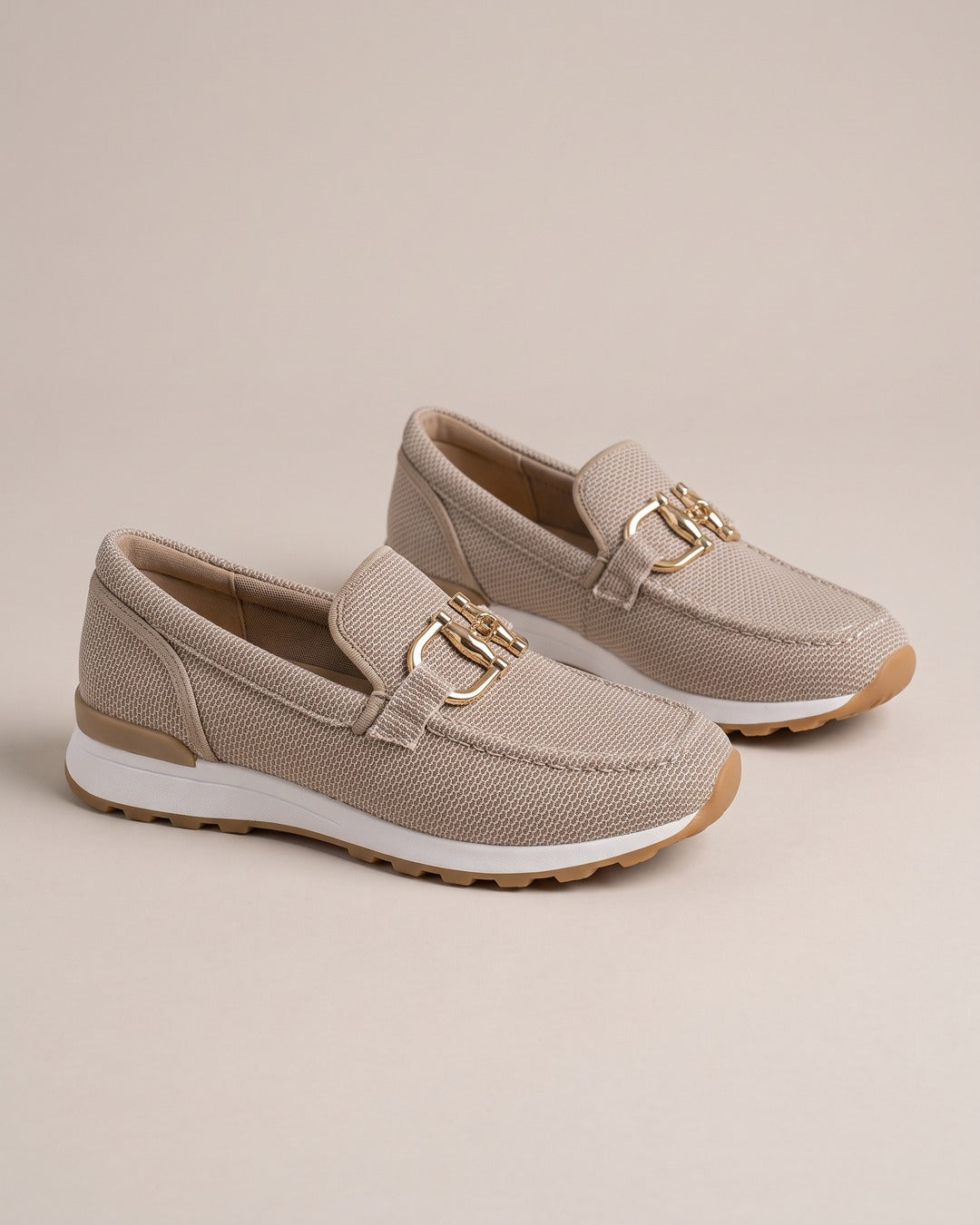 Buckle Loafer Trainer in Taupe, product photo